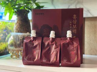 Hồng Sâm Nấm Linh Chi Đại Đóa Chunho Ncare - Thức Uống Dinh Dưỡng Bổ Sung Sức Khỏe, 30 Gói x 70ml, Chăm Sóc Sức Khỏe Tự Nhiên