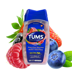 Kẹo Tums Extra Strength Smoothies 100V, Kẹo Chống Đầy Hơi Của Mỹ