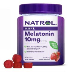 Mela tonin vị dâu 10mg 90 viên giúp ngủ ngon, chính hãng Mỹ