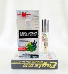 Dầu Trắng Dạng Lăn Eagle Brand Medicated Rollon 8ml - Giảm Đau, Giữ Ấm, Thoải Mái Khi Du Lịch, Hỗ Trợ Cảm Lạnh