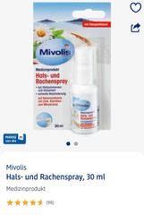 Chai Xịt Họng Mivolis Đức 30ml - Giảm Đau Họng, Khàn Giọng, Tự Nhiên Cho Phụ Nữ Mang Thai và Sau Sinh