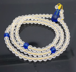 Chuỗi Hạt Lưu Ly Màu 108 - Trang Sức Tôn Giáo Phật Giáo Tây Tạng - Hạt Thủy Tinh Cao Cấp, Hành Trì, Mật Tông