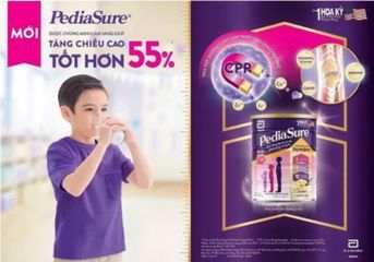 Sữa bột Pediasure Vanilla 850g cho trẻ từ 1-10 tuổi - Dinh dưỡng hoàn chỉnh hỗ trợ tăng trưởng chiều cao và cân nặng