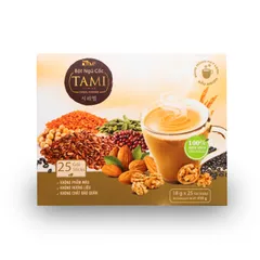 Bột Ngũ Cốc Tami 450g - Sản Phẩm Tự Nhiên Từ Các Loại Đậu Hạt Nảy Mầm, Không Hóa Chất, Giàu Dinh Dưỡng