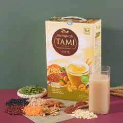 Bột ngũ cốc TAMI 900g - Hỗn hợp hạt nảy mầm tự nhiên, dinh dưỡng cao, không phẩm màu, không chất bảo quản