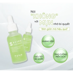 Tinh Chất Giảm Tiết Dầu Mụn Palab S 30ml - Kiềm Dầu, Giảm Mụn, Làm Dịu Da, Phù Hợp Da Nhạy Cảm, Hàn Quốc