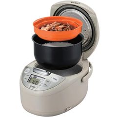 Nồi Cơm Điện Tử Tiger JAX-S10W 4 Trong 1 - 9 Chế Độ Nấu, Màn Hình LCD, Chức Năng Tacook, Giữ Ấm 12h, Dung Tích 1.0L, Nhập Khẩu Nhật Bản