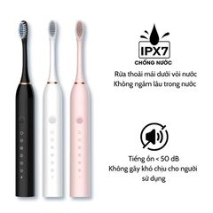 Bàn chải điện đánh răng tự động SONIC X3 chống nước IPX7