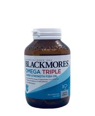 Dầu cá Blackmores Omega Triple Super Strength 60 viên - Giúp giảm viêm, cải thiện sức khỏe tim mạch và trí não, bổ sung Omega-3 cao cấp từ Úc