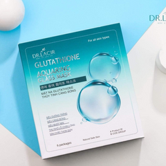 Mặt Nạ Thủy Tinh Căng Bóng Dr.Lacir - Glutathione Aquaring Glass Mask 6 Miếng - Dưỡng Ẩm, Làm Sáng Da, Giảm Thâm Nám