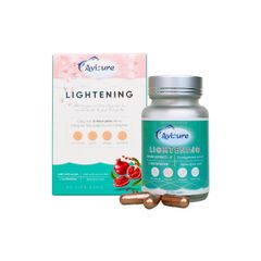 Viên uống Avisure Lightening - Trắng Sáng Da, Chống Lão Hóa, Collagen Peptide, Vitamin C, Hỗ Trợ Làm Đẹp Da FPT 30 Viên