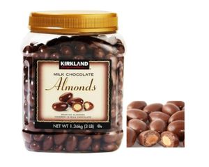 Socola sữa bọc hạnh nhân Kirkland Almonds 1.36kg, Mỹ