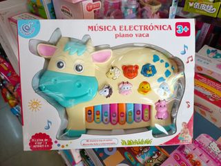 Đồ Chơi Đàn Piano Hình Con Bò Cow Piano Carton 552 - Đồ Chơi Giáo Dục Phát Nhạc Cho Trẻ Em Từ 1 Tuổi, Thiết Kế Ngộ Nghĩnh, An Toàn Chất Liệu Carton