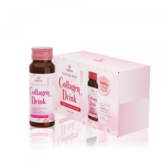 Nước Uống Collagen Hoa Hồng Damask Hebora 50ml - Cải Thiện Da Sáng Mịn, Đàn Hồi, Chứa Vitamin C và Chiết Xuất Thiên Nhiên