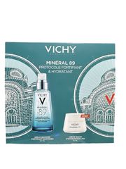 Set Serum cấp ẩm Vichy Minéral 89 + kem dưỡng Aqualia Thermal