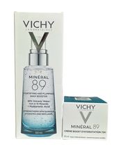 Set Serum cấp ẩm Vichy Minéral 89 + kem dưỡng Aqualia Thermal