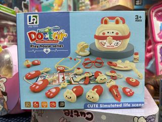 Đồ chơi bác sĩ khám răng JIQI TOYS 889F đựng trong vali hình con thỏ