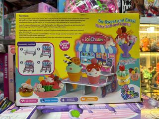 Đồ Chơi Đất Nặn Làm Kem Ice Cream Color Clay DIY 736 - Bộ Đất Nặn Sáng Tạo Cho Trẻ Em, Phát Triển Tư Duy và Khả Năng Sáng Tạo