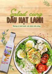 (Set 2 chai 250ml) - Dầu hạt lanh ép lạnh bền nhiệt OHAWA  (date T11/2025)