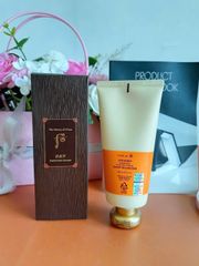 Sữa Rửa Mặt Dưỡng Ẩm Whoo Vàng 180ml - Foam Cleanser Độ Ẩm Cao Giúp Sáng Da, Ngăn Mụn và Làm Sạch Sâu Lớp Trang Điểm