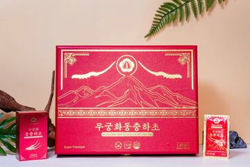Tinh Chất Đông Trùng Hạ Thảo Cao Cấp Mugunghwa Hàn Quốc - Hỗ Trợ Miễn Dịch, Bồi Bổ Cơ Thể, Hộp 60 Gói 30ml