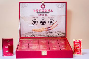 Tinh Chất Đông Trùng Hạ Thảo Cao Cấp Mugunghwa Hàn Quốc - Hỗ Trợ Miễn Dịch, Bồi Bổ Cơ Thể, Hộp 60 Gói 30ml