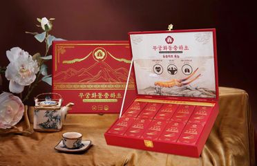 Tinh Chất Đông Trùng Hạ Thảo Cao Cấp Mugunghwa Hàn Quốc - Hỗ Trợ Miễn Dịch, Bồi Bổ Cơ Thể, Hộp 60 Gói 30ml