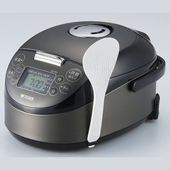 Nồi Cơm Điện Tử Cao Tần Tiger 3 Trong 1 JPF-A55W 0.54L - 12 Chế Độ Nấu, Công Nghệ IH, Nấu Cơm Siêu Tốc, Giữ Ấm 24h, Nhật Bản