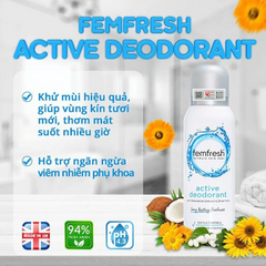 Xịt thơm vùng kín Femfresh 125ml của Anh