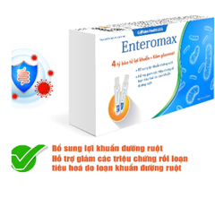 Men ống vi sinh Enteromax (4 tỷ lợi khuẩn + Kẽm)