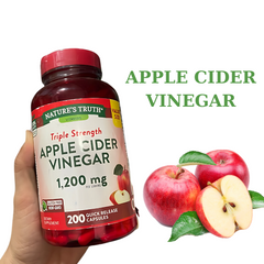 Viên Uống Giảm Cân Giấm Táo, Apple Cider Vinegar 200viên