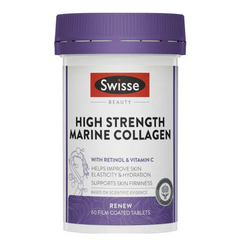 Viên hỗ trợ đẹp da Swisse High Strength Marine Collagen 60 viên - Úc