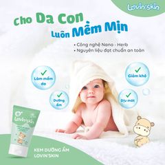 Kem dưỡng ẩm mềm da cho bé Lovin'skin Nano Herb