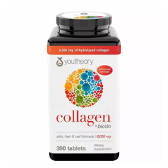 Viên uống Collagen Youtheory Type 1 2 & 3 Mỹ - Bổ sung sức khỏe da, tóc, móng, giảm nếp nhăn và chảy xệ da, 390 viên hỗ trợ làm đẹp hiệu quả.