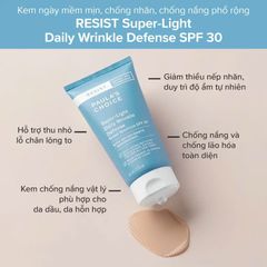 Kem Chống Nắng Paula's Choice Resist Super-Light SPF 30 - Bảo Vệ Da Dầu, Ngăn Ngừa Nếp Nhăn, Dưỡng Ẩm Hàng Ngày 60ml