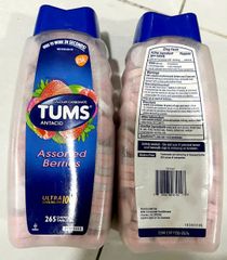 Viên Nhai Tums Extra Strength 1000mg - Hỗ Trợ Tiêu Hóa, Giảm Cảm Giác Đau Rát, Ợ Nóng, 265 Viên