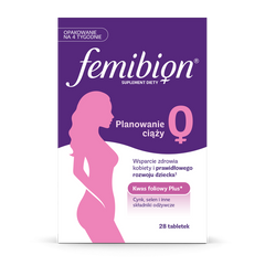 Viên Uống Femibion 0 - Vitamin Bổ Sung Dinh Dưỡng Dành Cho Phụ Nữ Chuẩn Bị Mang Thai, Hộp 4 Tuần 28 Viên