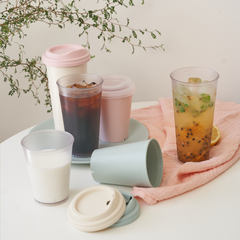 Ly Reusable Cup cao cấp Nestique N-721F 390ml - Ly nhựa Ecozen BPA Free, an toàn cho sức khỏe, thích hợp cho nước, sữa, cà phê.