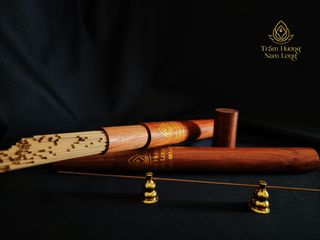 Nhang Trầm Hương Cao Cấp Không Tăm Nam Long - 20g (85 que) - Hương Tự Nhiên Thông Thoáng, Thích Hợp Thiền Định và Yoga