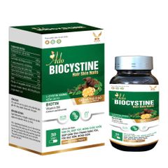 Ado Biocystine - Viên uống Hỗ trợ Giảm Rụng Tóc và Cải Thiện Da, Tóc, Móng Chắc Khỏe (30 viên)