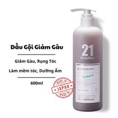 Dầu Gội PHARMA 21 Giảm Gàu 600ml Nhập Khẩu Nhật - Dầu Gội Chống Gàu, Giảm Rụng Tóc, Chăm Sóc Tóc Hiệu Quả