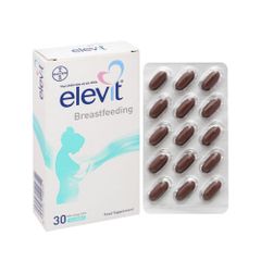 Elevit Vitamin Dành Cho Phụ Nữ Sau Sinh - Bổ Sung DHA, Lutein, Axit Folic, Hộp 30 Viên Nhập Khẩu từ Bayer