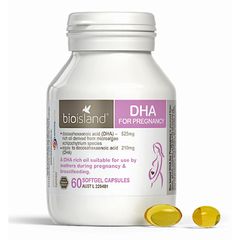 DHA Bầu Bioisland 60 viên phát triển trí não thai nhi