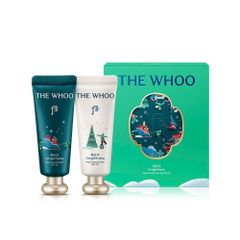 Set Kem Dưỡng Da Tay Whoo Royal Hand Cream SPF10 - Bộ 2 Tuýp 60ml Dưỡng Ẩm, Chống Nhăn, Phục Hồi Da Mềm Mại