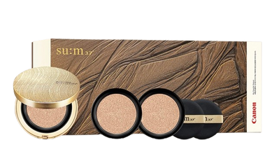 Set phấn nước Cushion Sum losec summa chứa tinh chất vàng