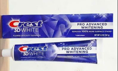 Kem đánh răng Crest 3D White Advanced 127g - Sản phẩm làm trắng răng, chống mảng bám, hương bạc hà, sản phẩm của Mỹ