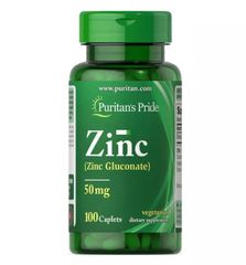 Viên Kẽm Puritan's Pride Zinc 50mg Giảm Mụn và Tăng Đề Kháng - Hỗ Trợ Sức Khỏe Da và Nam Giới - 100 Viên Nhập Mỹ