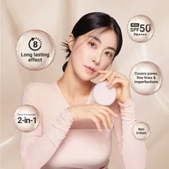 Kem Lót Chống Nắng Ph Hubby Primer Sun Balm SPF50+ PA+++ 15g - Dưỡng Ẩm & Kiểm Soát Bóng Nhờn, Lớp Trang Điểm Mịn Màng, 2 Trong 1