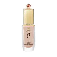 Kem Nền Whoo Cheongidan Radiant Essence Foundation 40ml - Phấn Nền Hàn Quốc Chống Nắng SPF35, Lớp Trang Điểm Tự Nhiên, Phù Hợp Mọi Loại Da