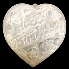 Khuôn rau câu sinh nhật Happy Birthday hoa hồng – Loại 20 cm - 1091
